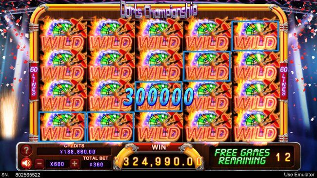 Stacked wilds triggers a big win