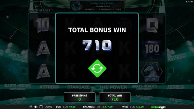 Total Bonus Win 710