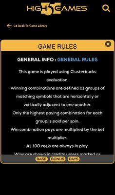 General Game Rules