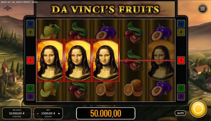 Da Vinci's Fruits :: Big Win