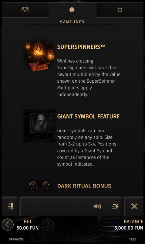 Darkness :: Feature Rules 1