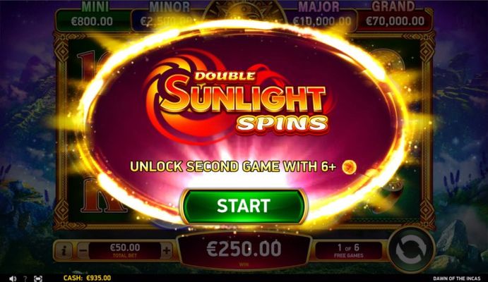 Double Sunlight Spins awarded