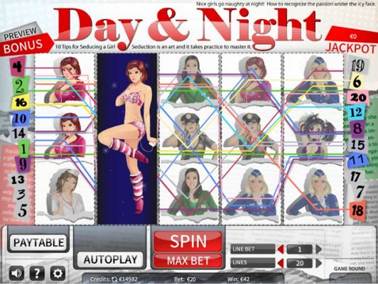 Day & Night :: Multiple winning paylines