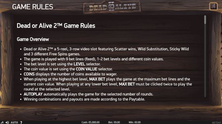 General Game Rules