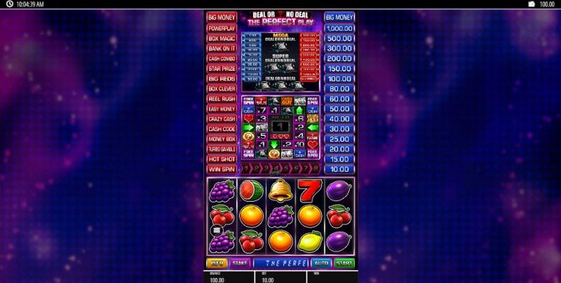 Play slots at Justbit: Justbit featuring the Video Slots Deal or No Deal The Perfect Play with a maximum payout of $250,000