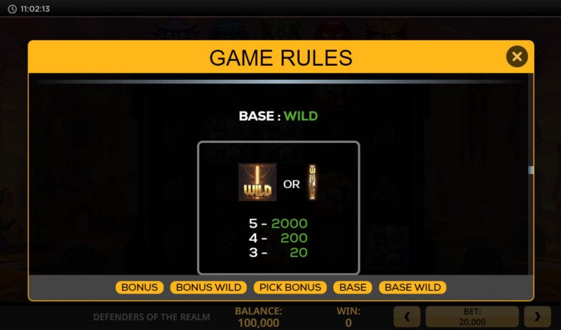 Wild Symbol Rules