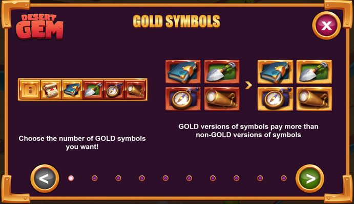 Desert Gem :: Gold Symbols