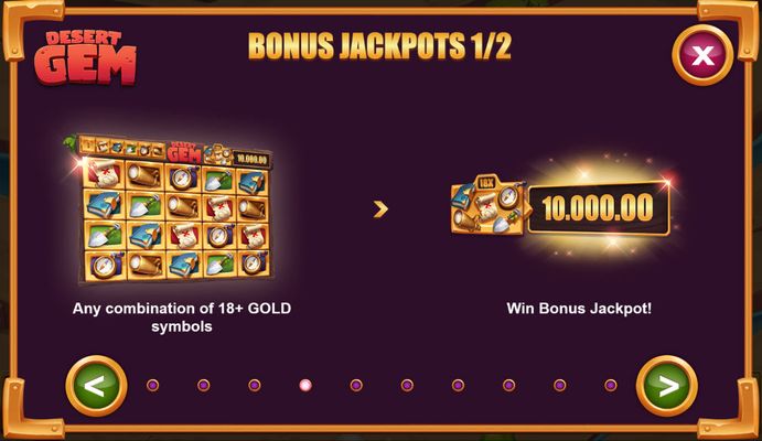 Desert Gem :: Bonus Jackpots