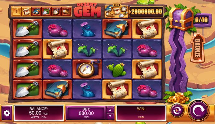 Desert Gem :: Main Game Board