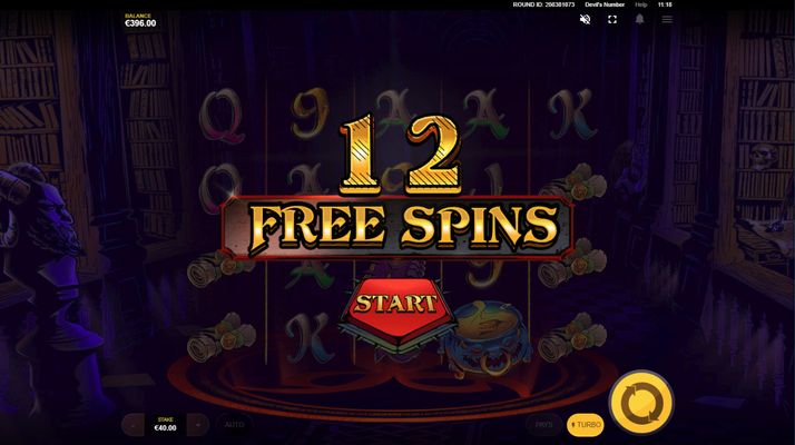 12 Free Spins Awarded