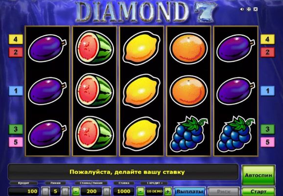 Diamond 7 :: Main Game Board