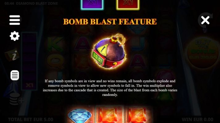 Diamond Blast Zone :: Bomb Blast Feature