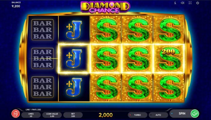 Diamond Chance :: Multiple winning combinations lead to a big win