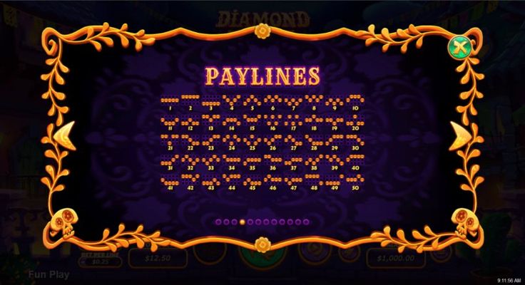 Paylines 1-50