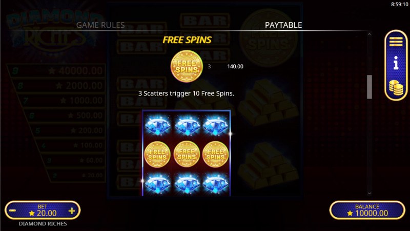 Free Spin Feature Rules