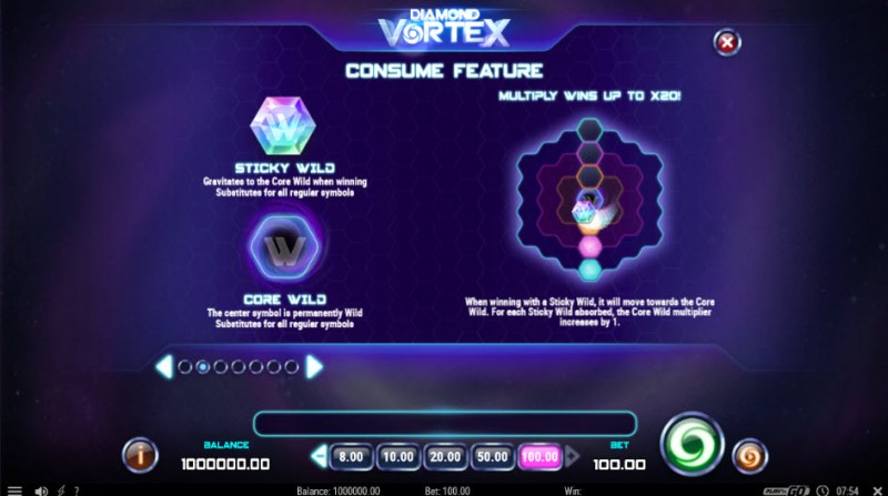 Diamond Vortex :: Consume Feature