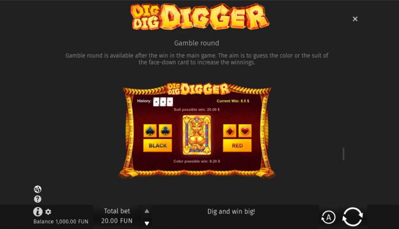 Gamble feature