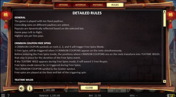General Game Rules