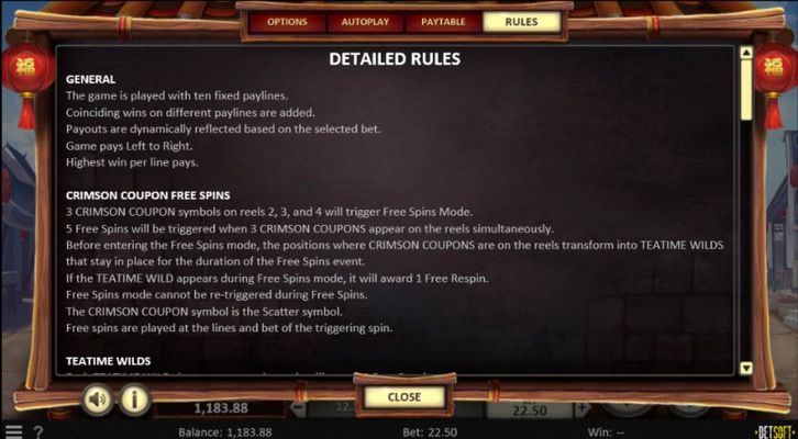 General Game Rules