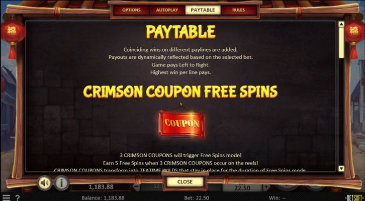 Free Spins Rules