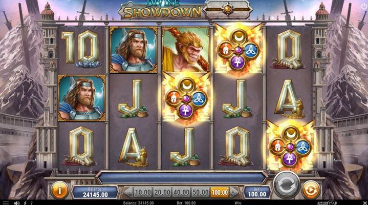 Scatter symbols triggers the free spins feature