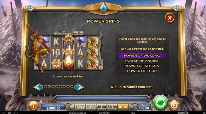 Divine Showdown :: Power Spins