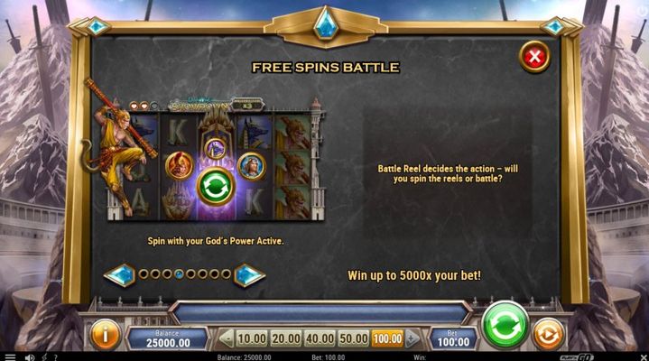 Divine Showdown :: Free Spins Battle