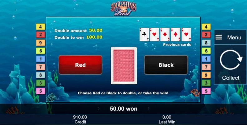 Black or Red Gamble Feature