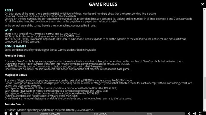 General Game Rules