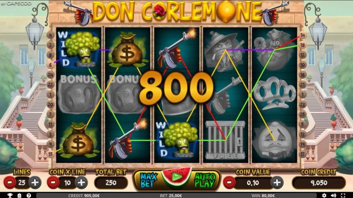 Don Corlemone :: Multiple winning paylines