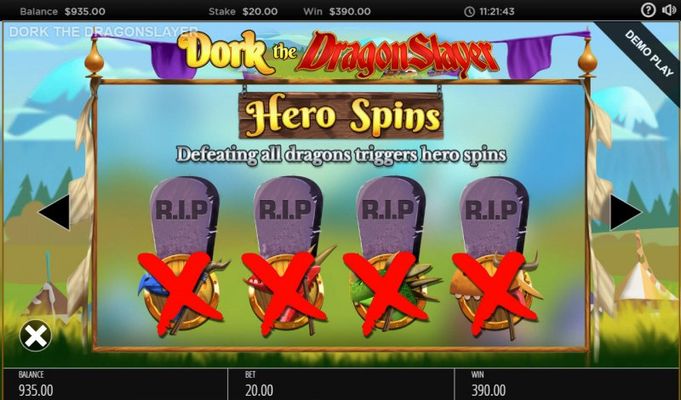 Dork the Dragon Slayer :: Hero Spins
