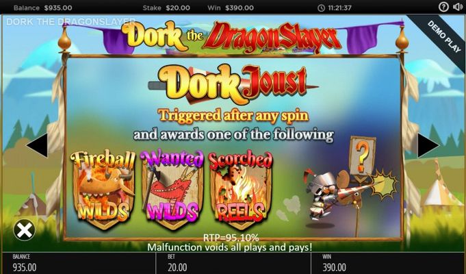 Dork the Dragon Slayer :: Dork Joust Feature