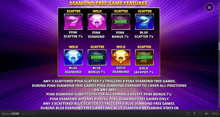 Diamond Free Game Feature