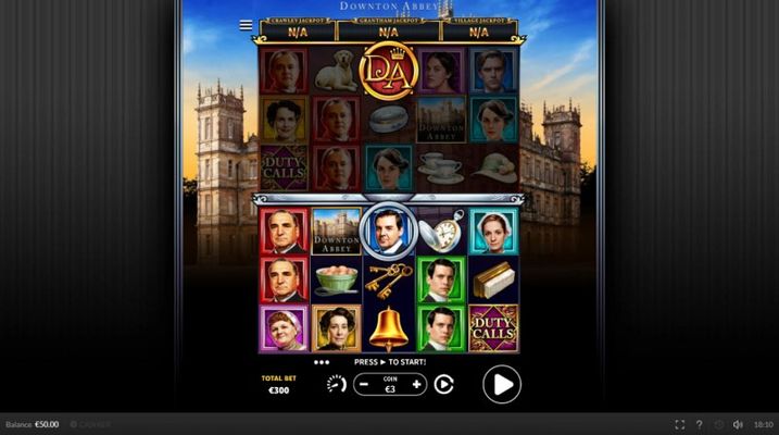 Downtown Abbey :: Main Game Board