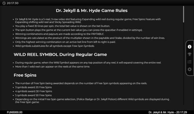 Dr. Jekyll & Mr. Hyde :: General Game Rules