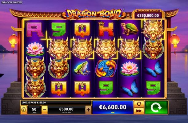 Dragon Bond :: Feature leads to multiple winning paylines