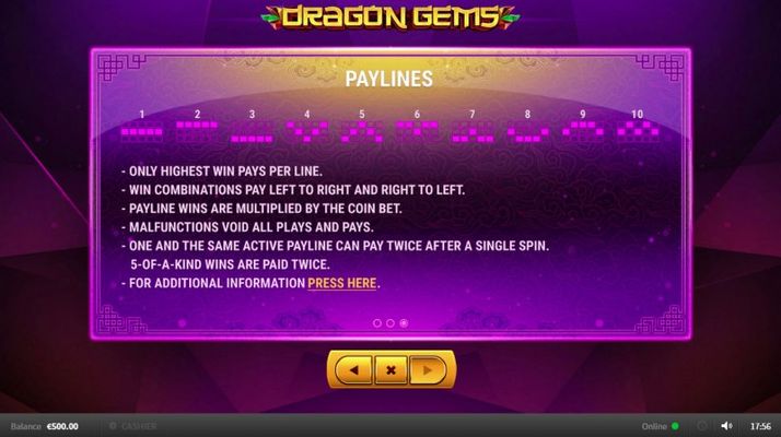 Dragon Gems :: General Game Rules