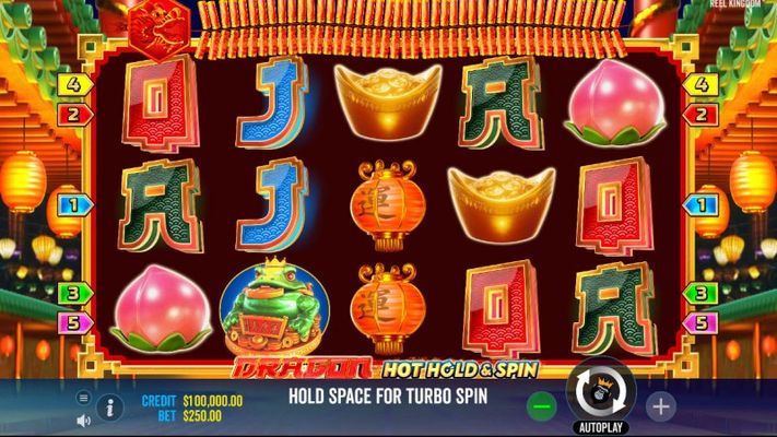 Dragon Hot Hold & Spin :: Base Game Screen