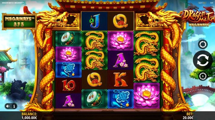 Dragon Match Megaways :: Main Game Board