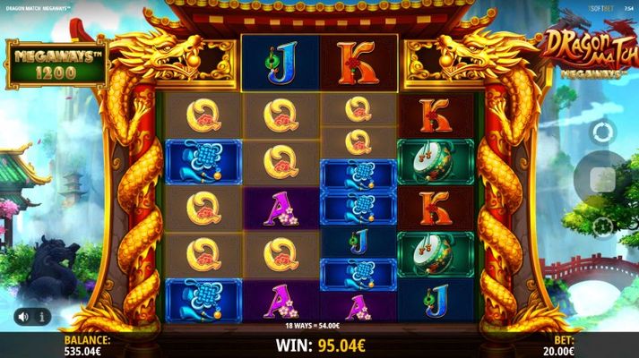 Dragon Match Megaways :: Multiple winning combinations