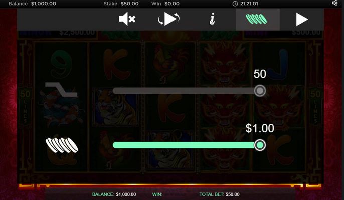 Dragon Power :: Betting Options