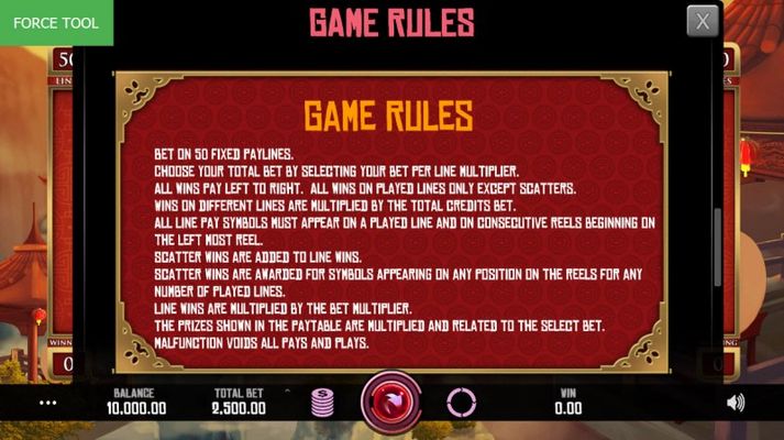 Dragon Rising :: General Game Rules