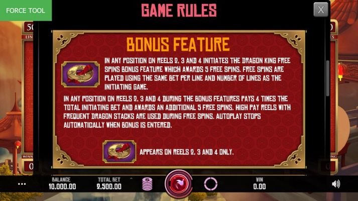 Dragon Rising :: Bonus Game Rules