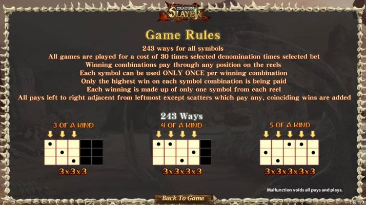 Dragon Slayer :: 243 Ways to Win
