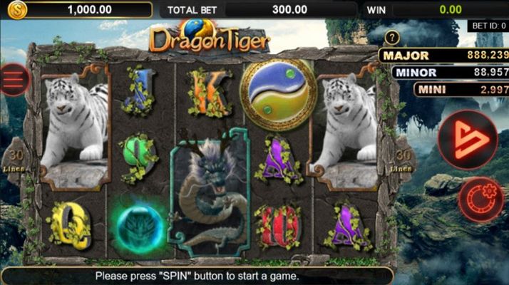 Dragon Tiger :: Main Game Board