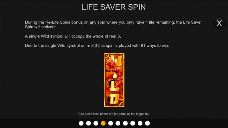 Dragon Ways Multiplier :: Life Saver Spin