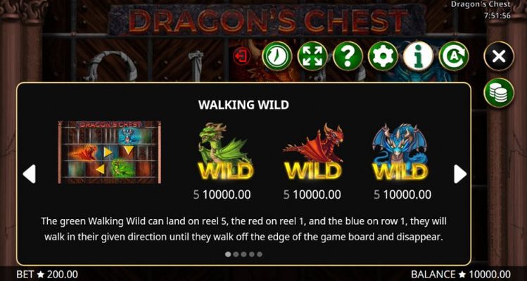 Dragon's Chest :: Wild Symbols Rules