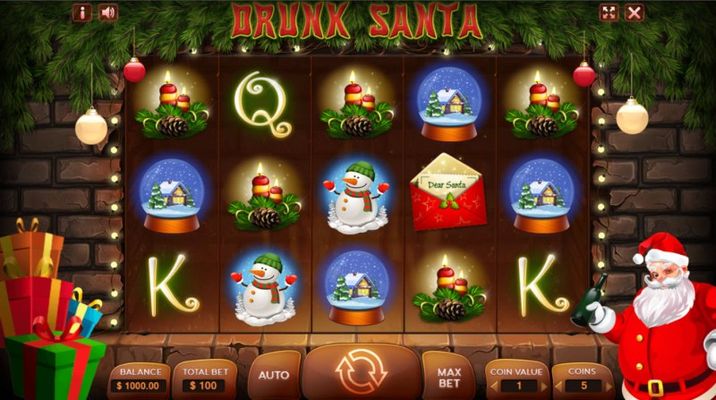 Drunk Santa :: Base Game Screen