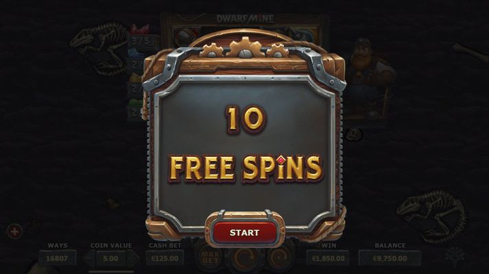 10 Free Spins Awarded