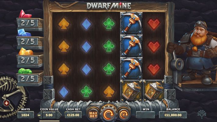 Dwarf Mine :: Main Game Board